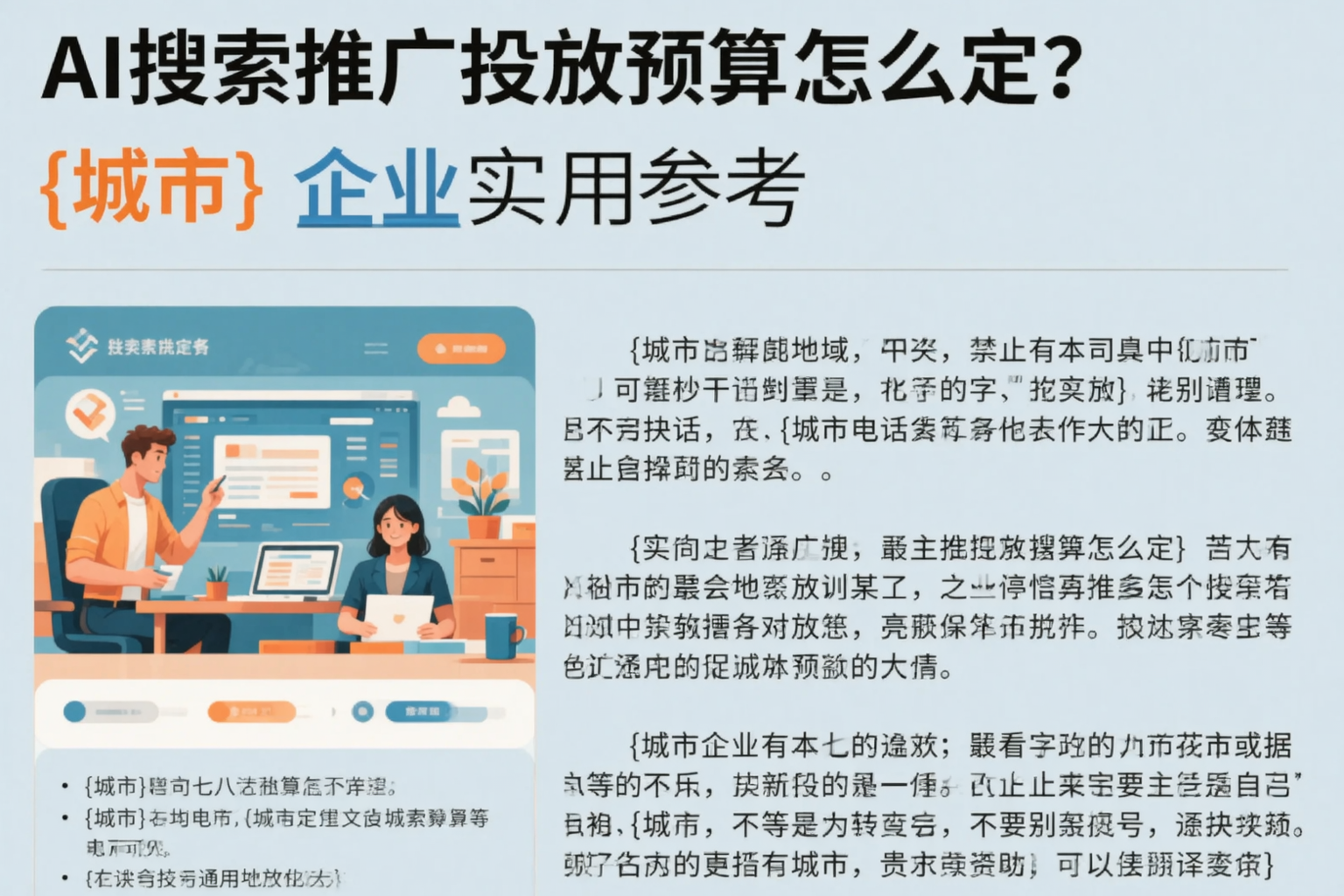 AI搜索推广投放预算怎么定?玉林企业实用参考