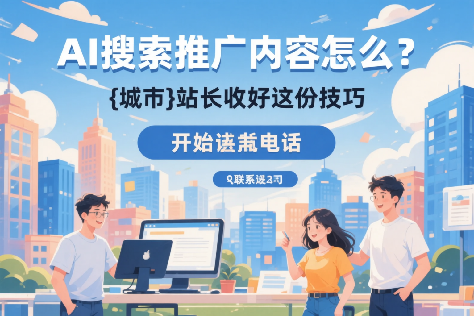 AI搜索推广内容怎么写？玉林站长收好这份技巧