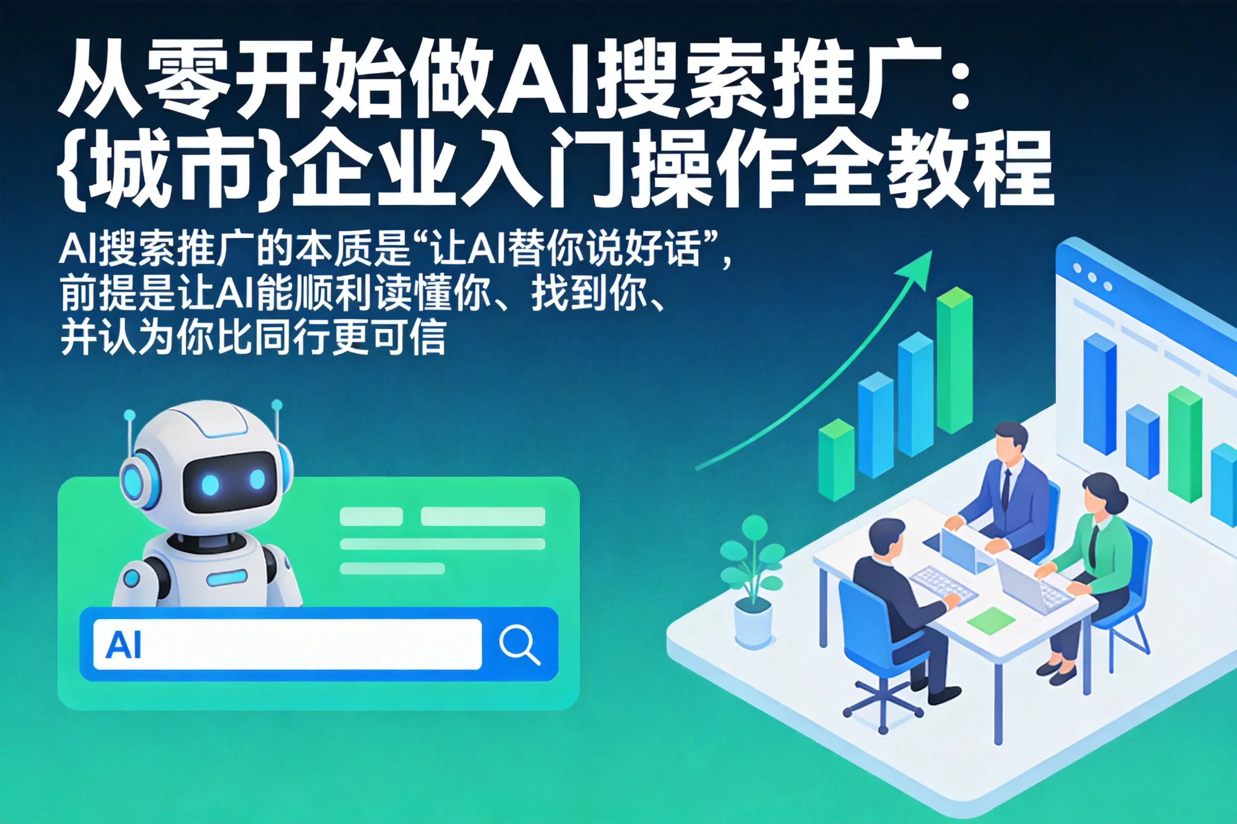 从零开始做AI搜索推广：玉林企业入门操作全教程