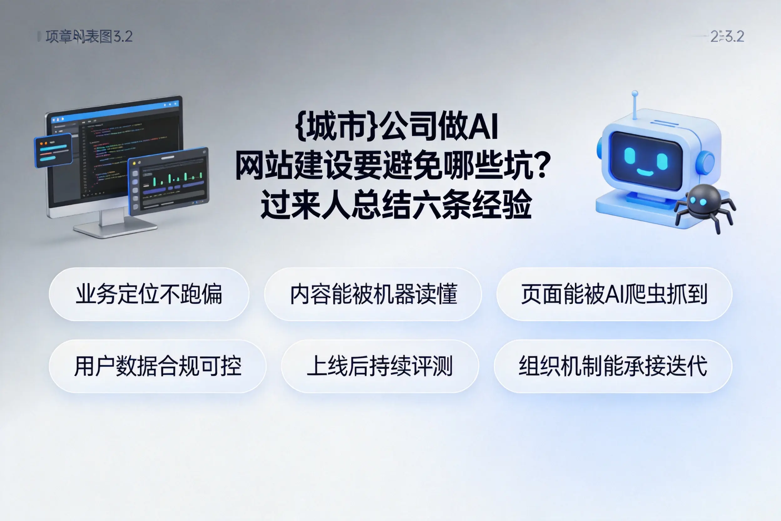 玉林公司做AI网站建设要避免哪些坑？过来人总结六条经验