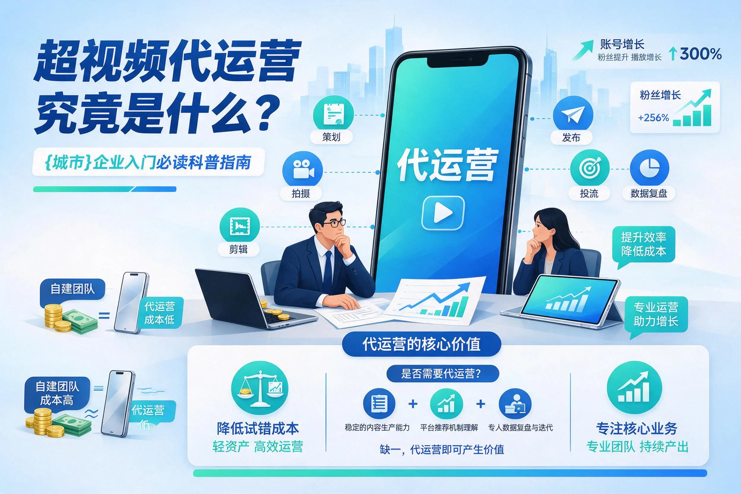 短视频代运营究竟是什么？玉林企业入门必读科普指南