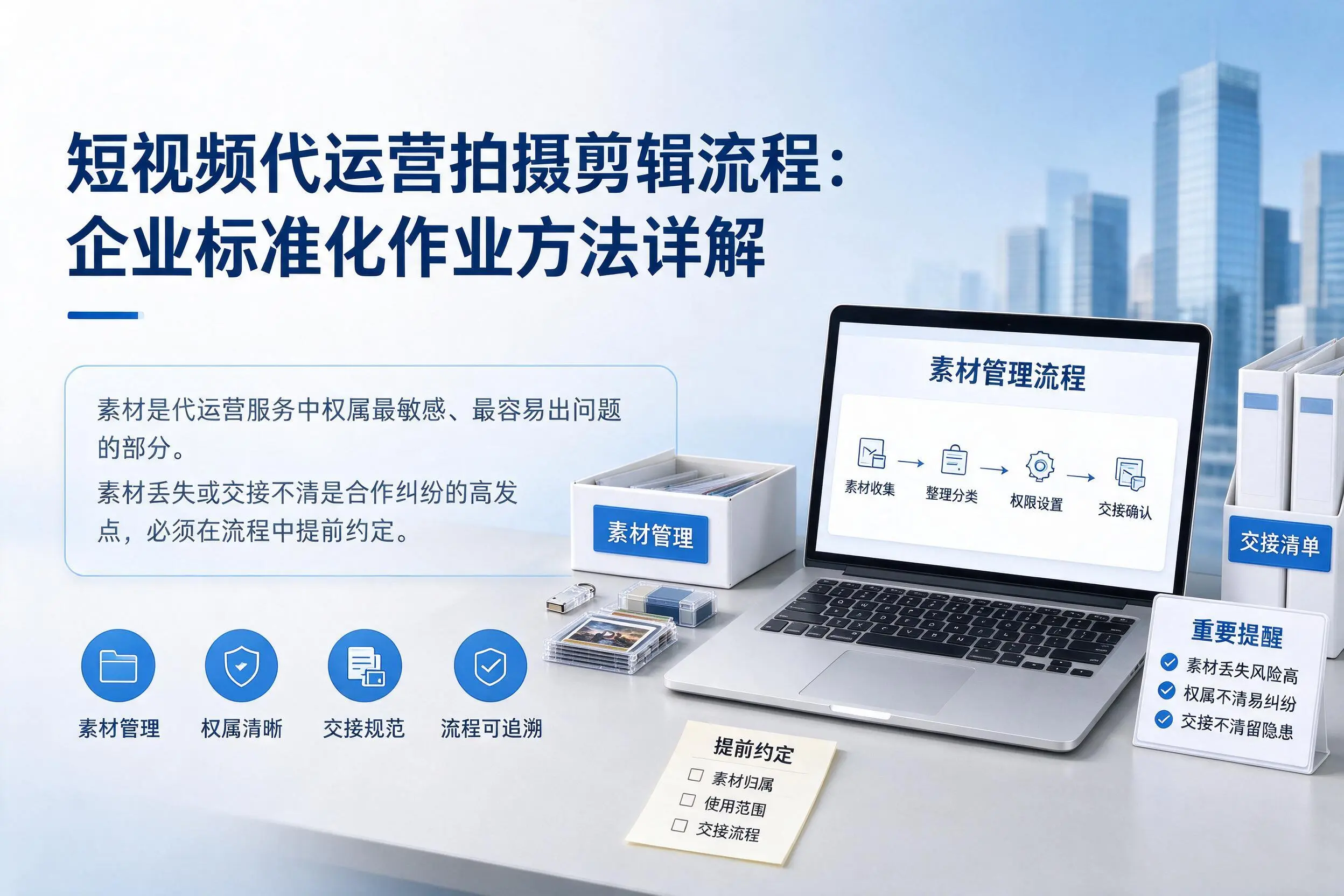 短视频代运营拍摄剪辑流程:玉林企业标准化作业方法详解