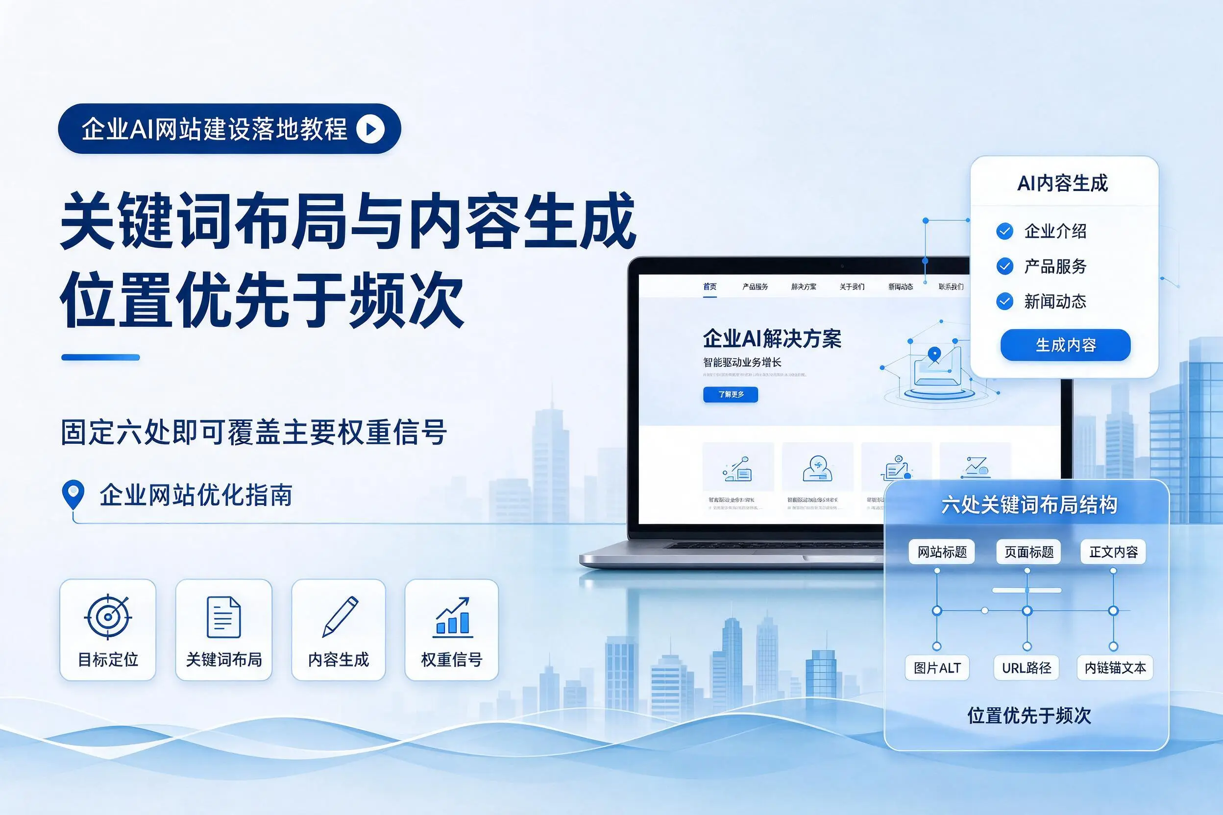 玉林企业AI网站建设落地教程：关键词布局与内容生成